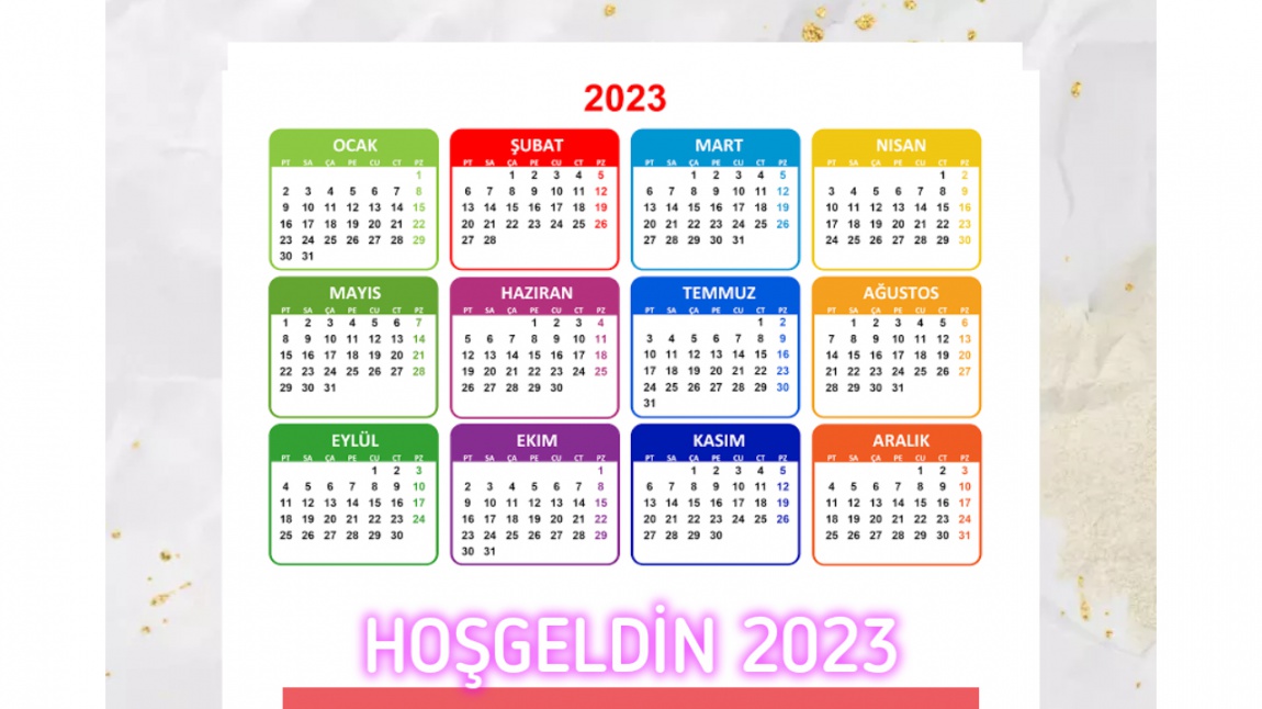 HOŞ GELDİN 2023